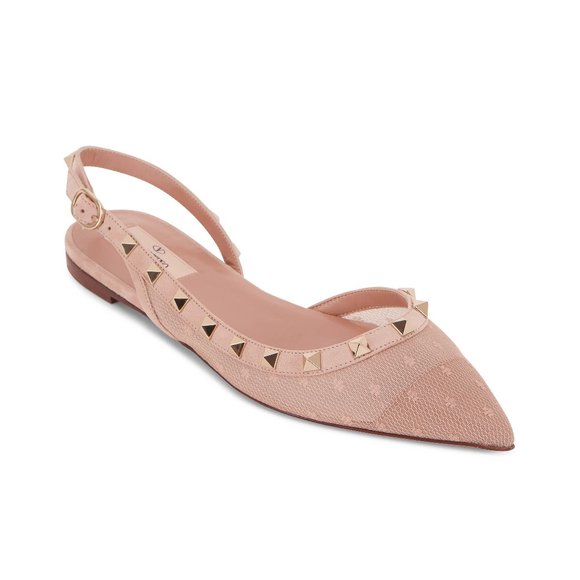 Valentino Shoes - NIB Valentino Rockstud Mesh Flat, 40